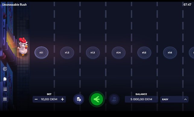Découvrez le Thrilling Gameplay d'Uncrossable Rush au Casino en Ligne. Découvrez le Thrilling Gameplay d'Uncrossable Rush au Casino en Ligne.
